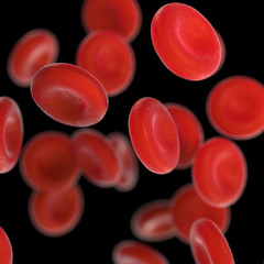 red blood cells illustration of  microscopic photos