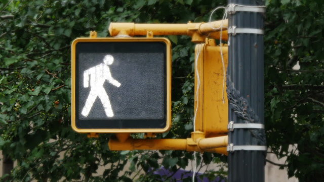 Manhattan Walk Don't Walk Sign