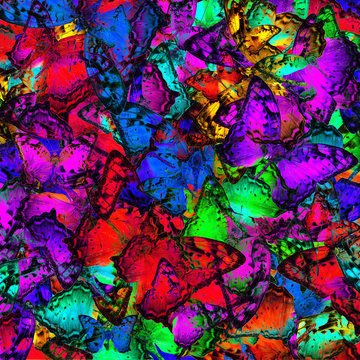 Extremely beautiful multicolor background texture made of Vagran