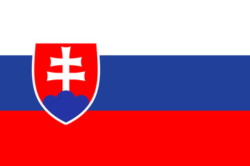 Fototapeta premium Flag of Slovakia