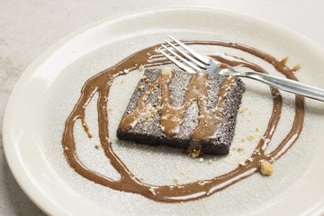 soft focus mini chocolate brownies