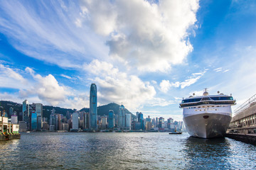 Cruise Terminal at Victoria Harbor of Hong Kong © Earnest Tse