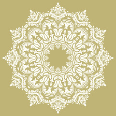 Damask Vector Oriental Pattern