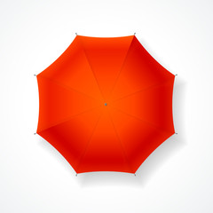 Red Umbrella. Vector