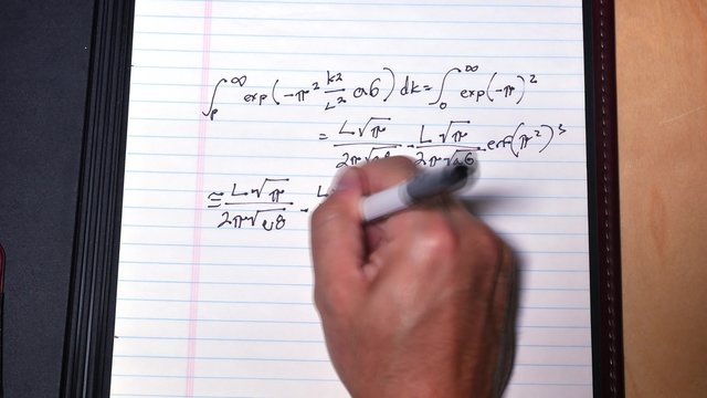 4K Writing Complicated MAth Formula