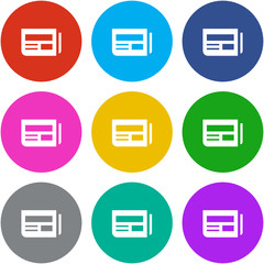Flat Multicolor App Icon