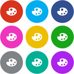 Flat Multicolor App Icon
