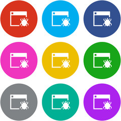 Flat Multicolor App Icon
