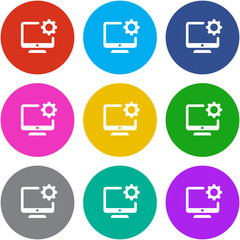 Flat Multicolor App Icon