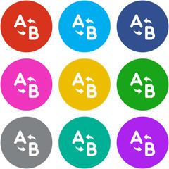 Flat Multicolor App Icon