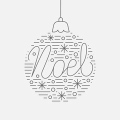 Greeting Christmas card