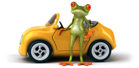 Obraz premium Fun frog