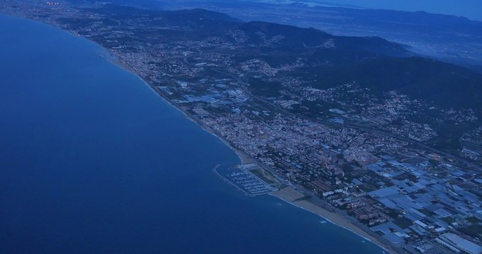 4K Aerial Spain Coastline