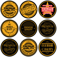 Collection of Premium and High Quality and Guarantee Labels design