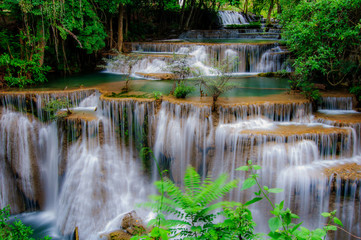 Huay Mae Kamin Waterfall National Park, Kanchanaburi, Thailand
