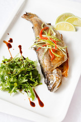 baked trout
