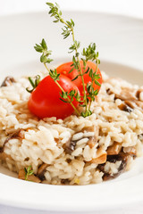 risotto with mushrooms