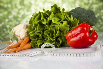 Healthy lifestyle concept, Diet and fitness 