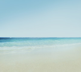 Fototapeta na wymiar Seascape Beach Paradise Travel Destination Concept