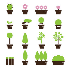 tree pot icon