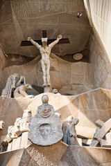 Passion Facade of Sagrada Familia, Barcelona