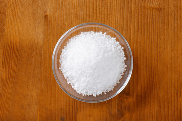 Fototapeta na wymiar Coarse grained edible salt