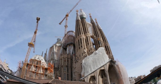 4K Sagrada Fam�lia