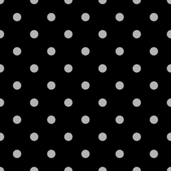 the seamles pattern with polka dots 