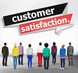 Fototapeta premium Customer Satisfaction Service Effciency Consumer Concept