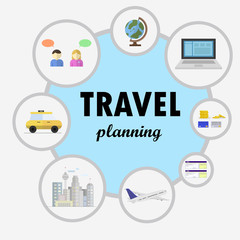 Image with travel plans.