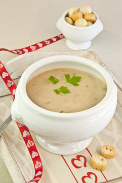 Crema de champi&ntilde;ones