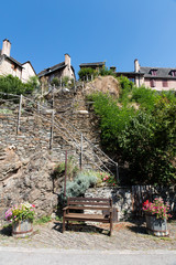 Village de Conques dans l'Aveyron