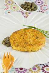 Hamburguesa de mijo y boniato