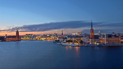 Panoramaansicht von Stockholm