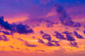 Sunset sky