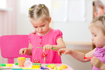 children making by hands