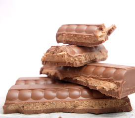  pieces of chocolate filled with cream
