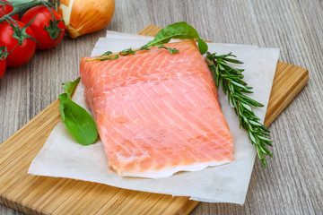 Salted salmon