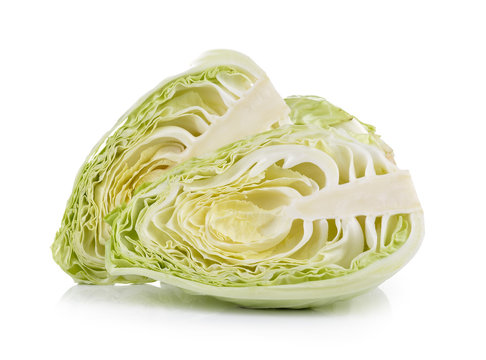 Cabbage on white background