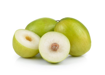 Monkey apple isolated on white background