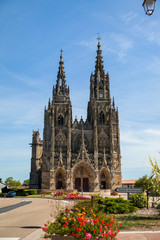 Fototapeta premium Cathedral in France, summertime