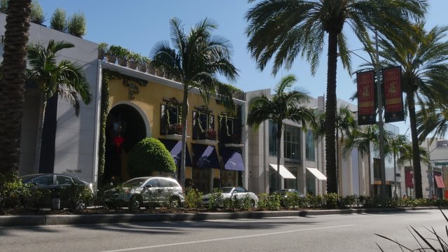 Rodeo Drive Establishing Shot