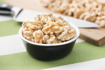 Walnuts in a bowl