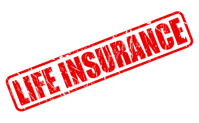 LIFE INSURANCE red stamp text