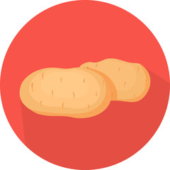 Art Flat Potatoes