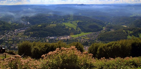 Panorama sur la ville de Bort-les-Orgues.