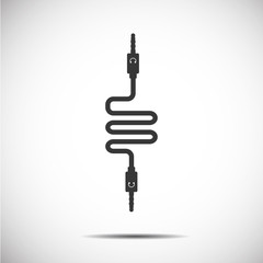 Audio  Wire Cable Computer Icon