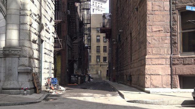 City Alley Establishing Shot