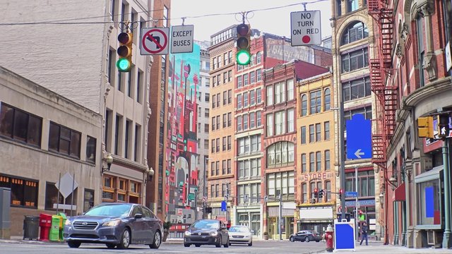 City Street Establishing Shot