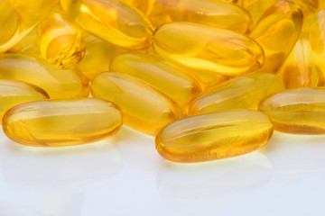 Fish oil capsules for healthy